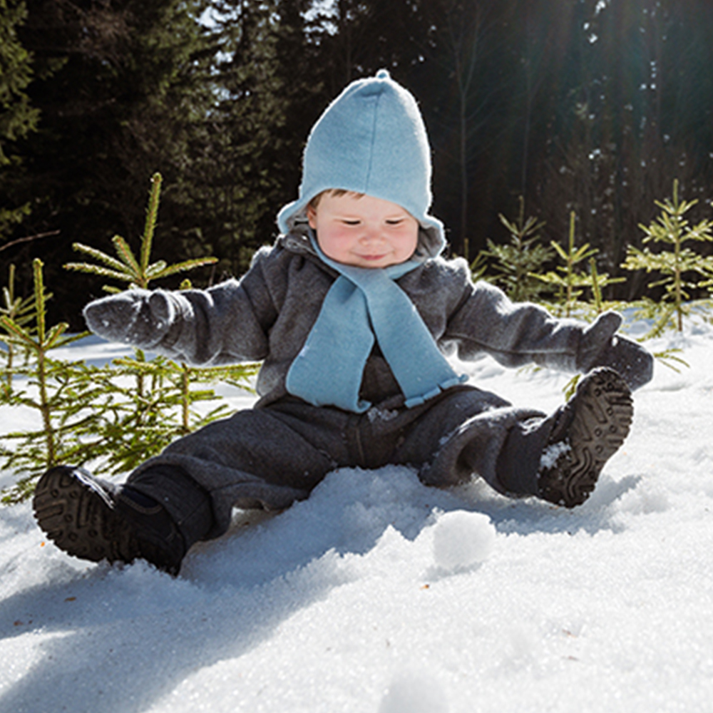 Wollwalk und Wollfleece Kleidung ist sehr warm und für den Winter geeignet