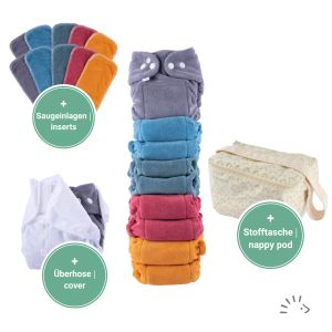 Newborn MiniSnap Rainbow Set 