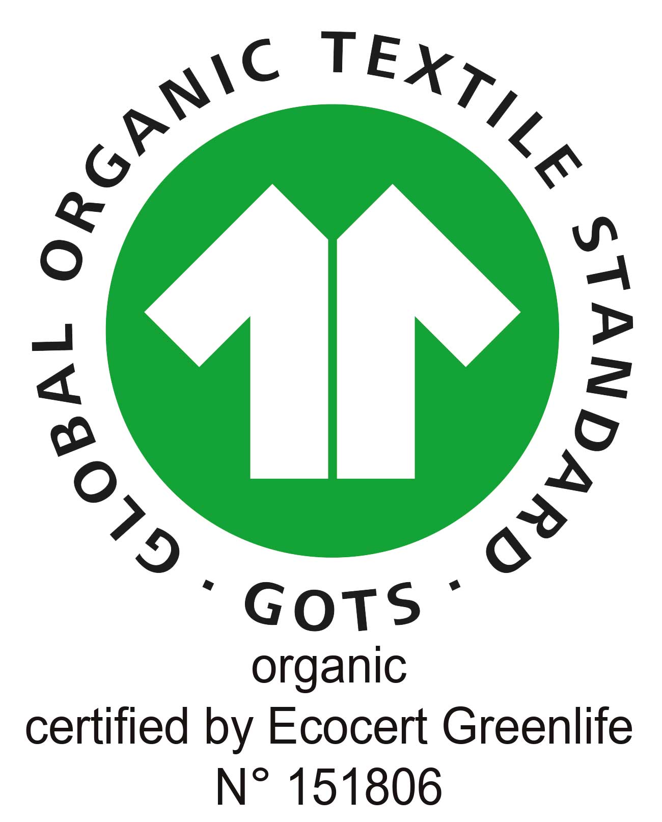 organic certified by Ecocert Greenlife N° 151806